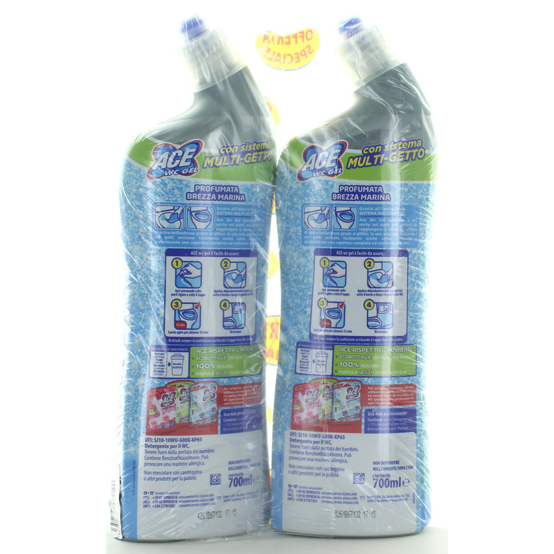 ACE WC GEL BREZZA MARINA 700 ML x 2 PEZZI