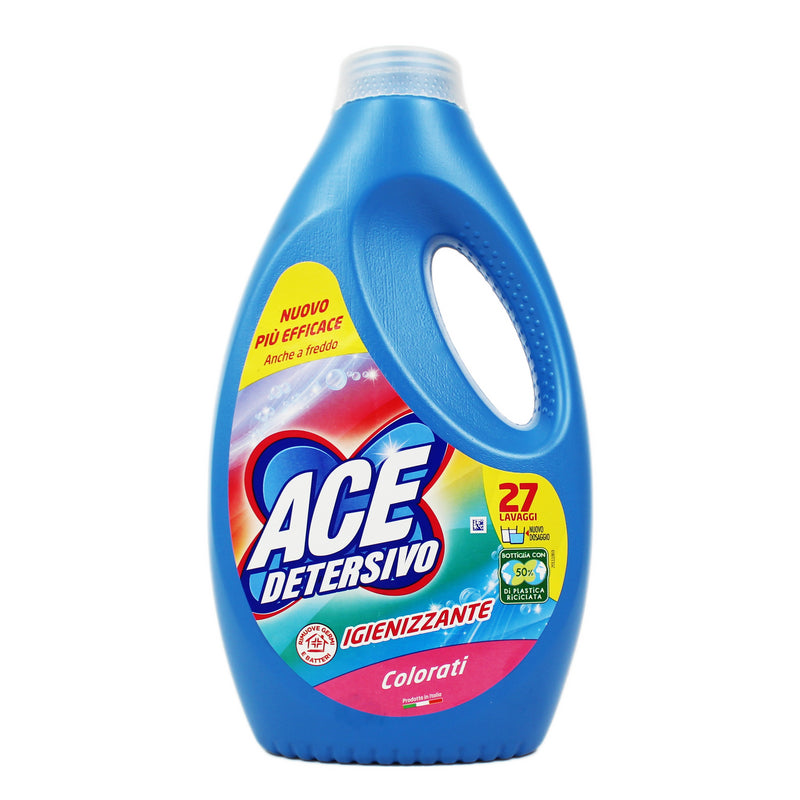 ACE DETERSIVO LAVATRICE LIQUIDO IGIENIZZANTE CLASSIVO 27 LAVAGGI