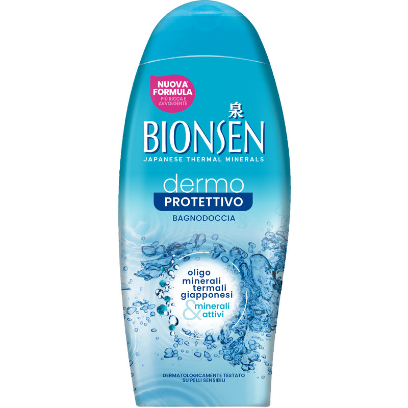 BIONSEN BAGNODOCCIA DERMO PROTETTIVO OLIGO MINERALI TERMALI GIAPPONESI & MINERALI ATTIVI 550 ML