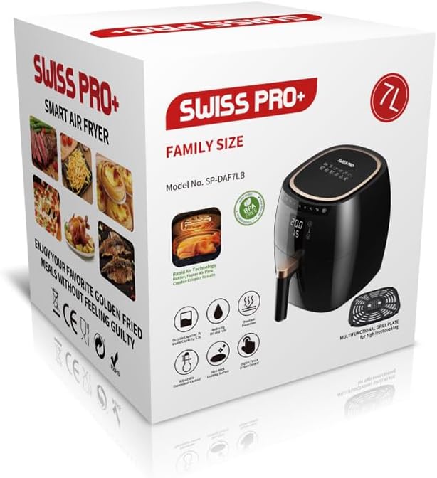 Friggitrice ad aria Swiss Pro+  7L