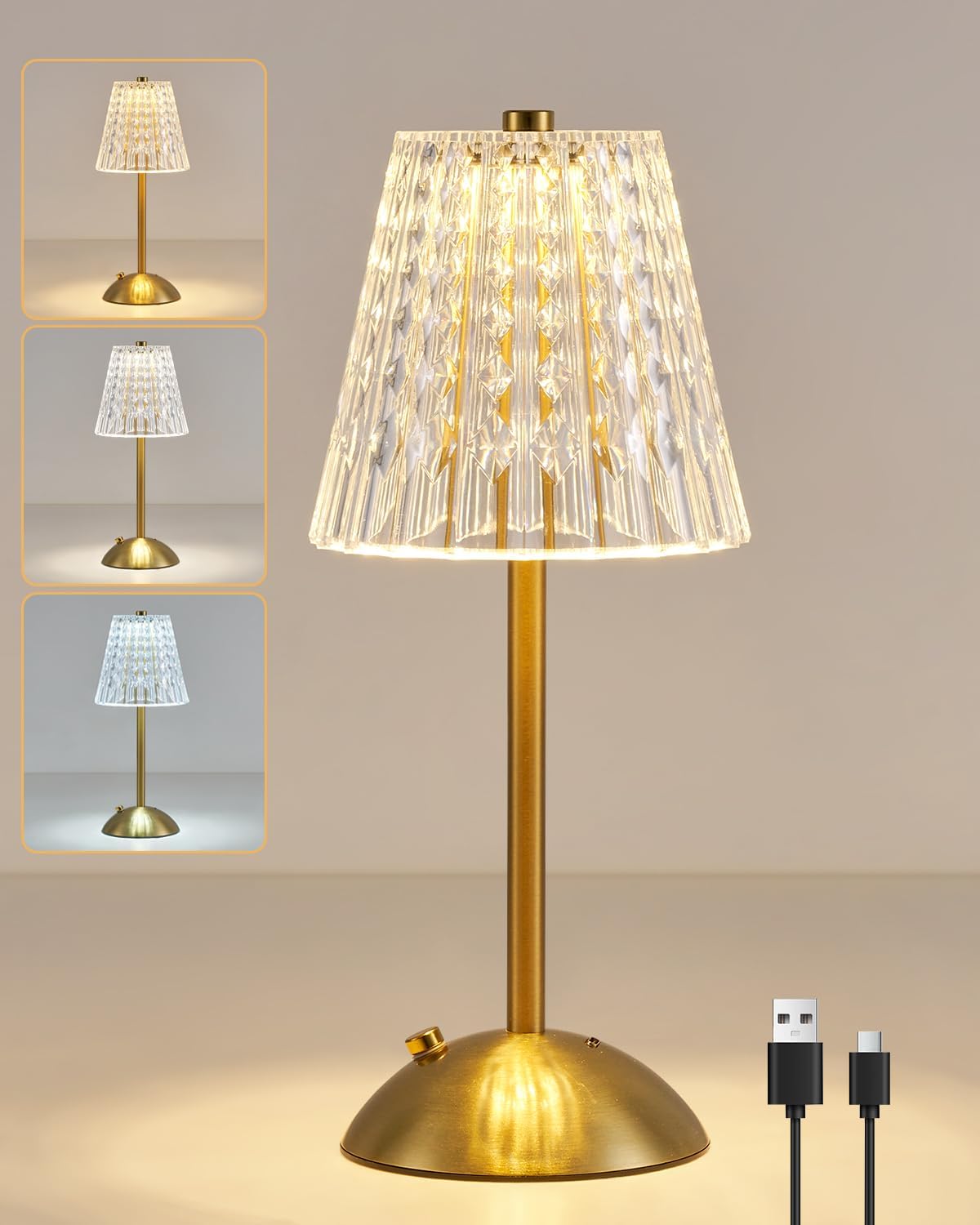 Lampada da tavolo ricaricabile