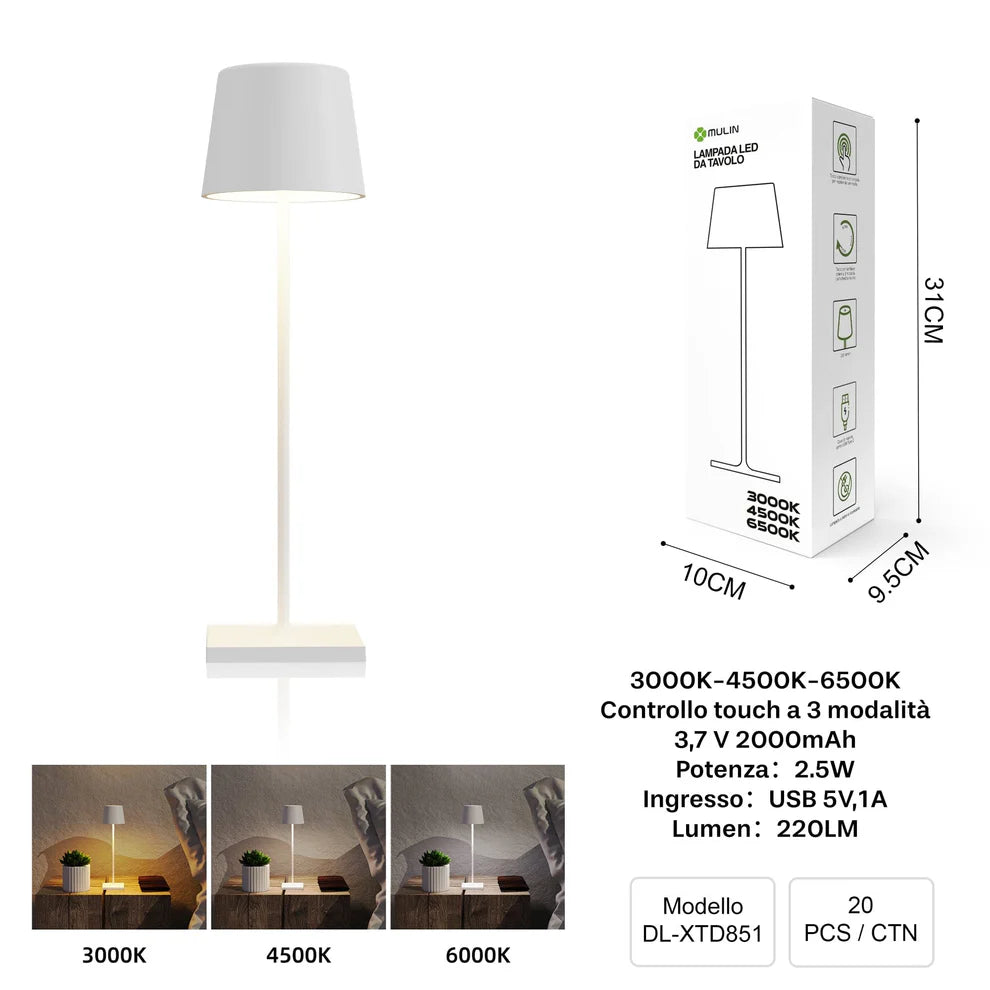 LAMPADA LED DA TAVOLO