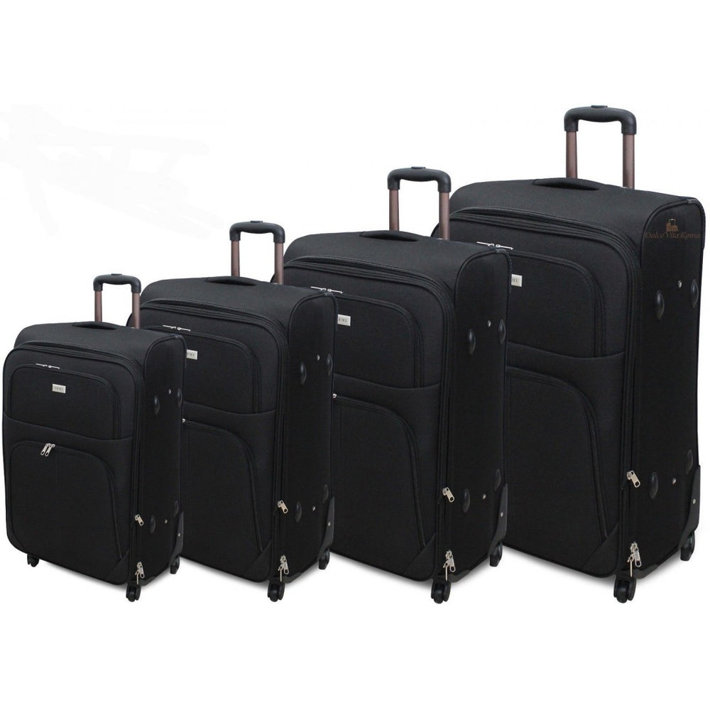 Set 4 Trolley ESPANDIBILE IN POLIESTERE Con 4 RUOTE