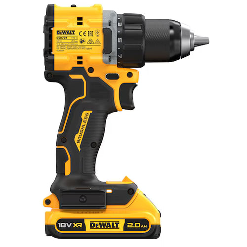 18V XR Brushless Drill Driver - 2 X 2Ah Batteries