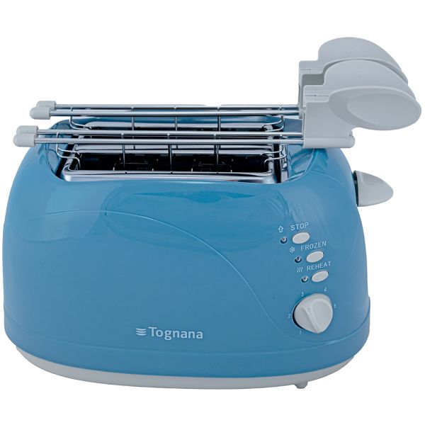 Tostapane Elettrico con Pinze Carta Da Zucchero Blu